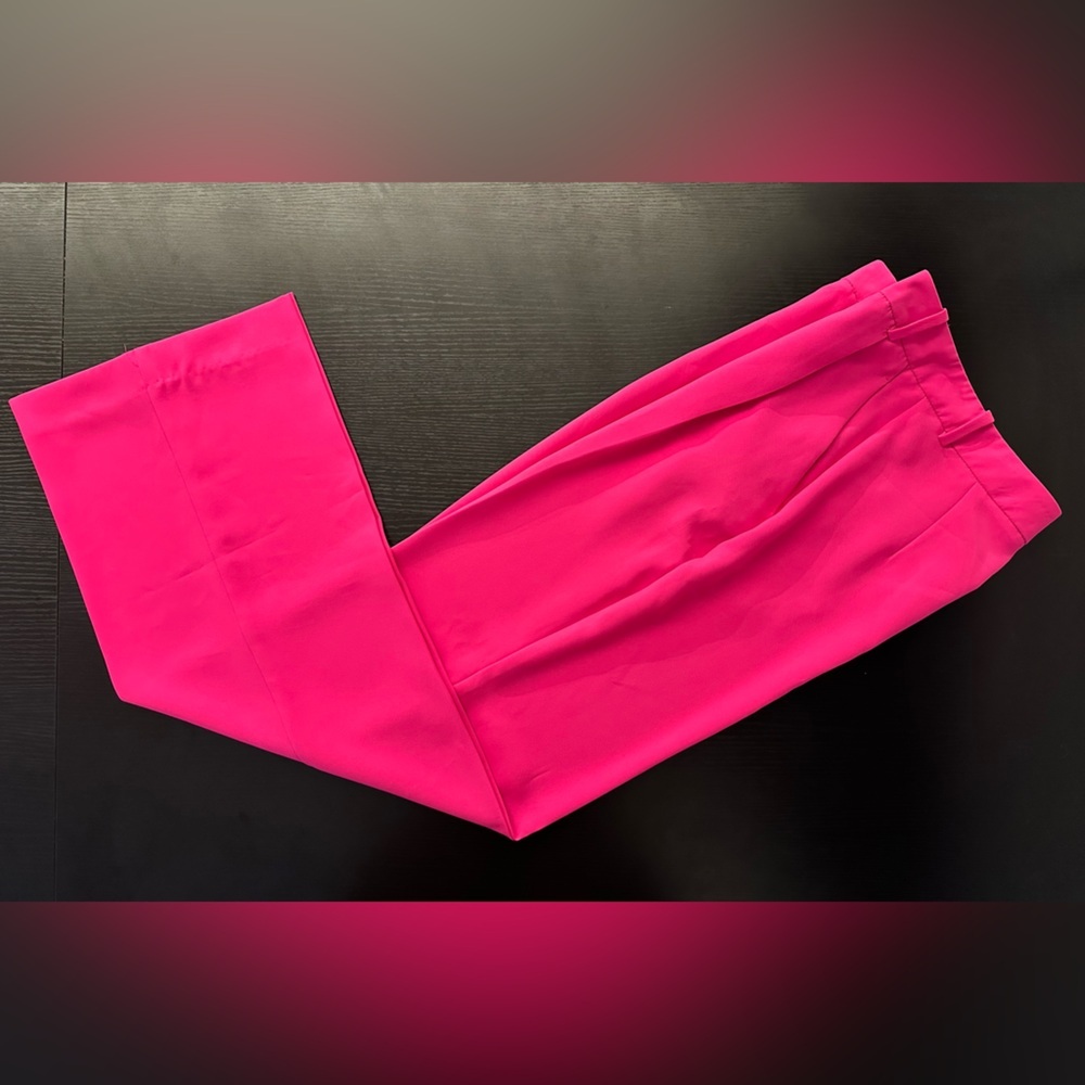 Zara Hot Pink Tailored Trousers